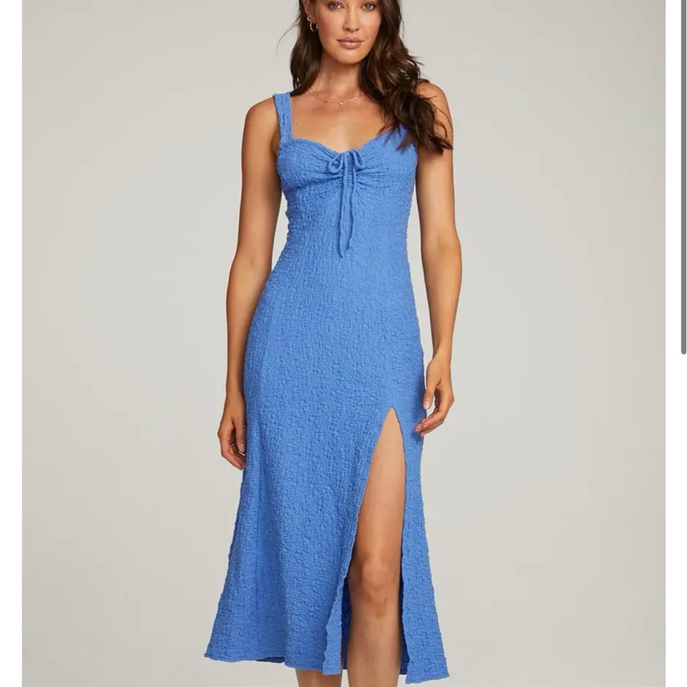 Cannan Midi Dress - Saltwater Luxe blue